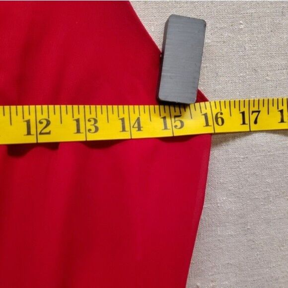 Charming Charlie brand long Red Gown in Size S - Picture 5 of 8
